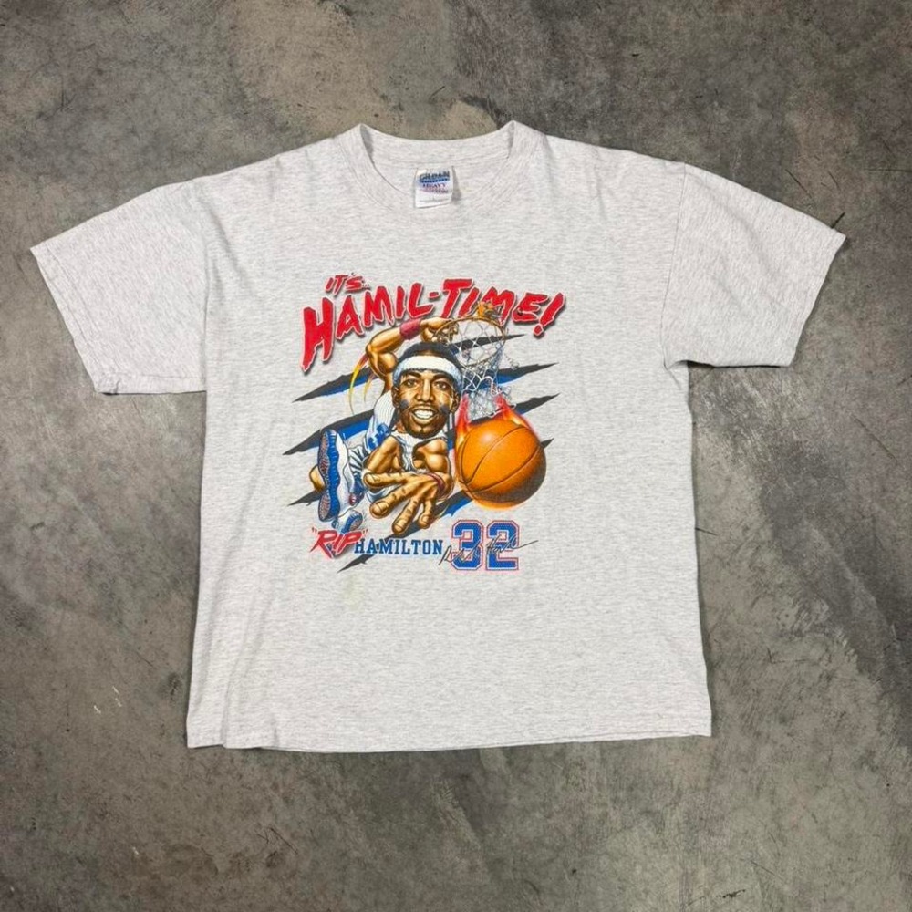 2000s NBA Richard Hamilton Detroit Pistons Player Tee